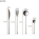 Axyaa Western Style Stainless Steel Tableware Set
