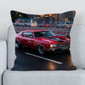 Axyaa Muscle Car Printed Pillow Cover for Stylish Home Decor