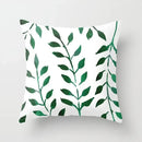Axyaa Plant Pattern Pillowcase 45*45cm for Home Office Decor