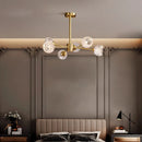 Axyaa Crystal Chandelier Pendant Light for Living Room and Bedroom