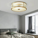 Axyaa Vintage Copper Glass Ceiling Light for Home Energy Efficient Lighting