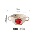 Axyaa Wave Point Rose Ceramic Tableware Set