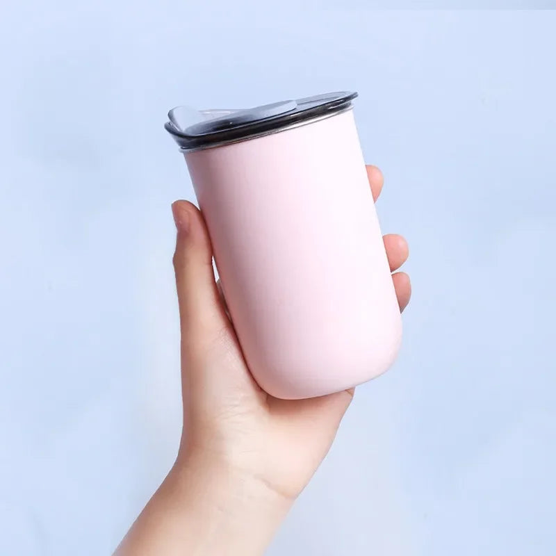 Axyaa Stainless Steel Insulated Coffee Mug with Lid - 300ML