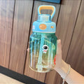 Axyaa Gradient Sports Water Bottle 700ml Tritan with Straw, Portable & Cute for School