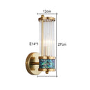 Modern Glass Rod Wall Lamp with LED Lighting for Home Decor by Axyaa