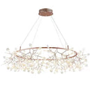 Axyaa Nordic Modern Firefly Chandelier in Gold and Black for Living Room and Dining Room