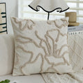 Axyaa Chenille Velvet Sofa Pillow Cover - 45x45 Cotton Solid Decor Pillowcases