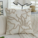 Axyaa Chenille Velvet Sofa Pillow Cover - 45x45 Cotton Solid Decor Pillowcases