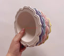 Axyaa Bamboo Fiber Flower Bowl Set - Food Grade Complementary Tableware