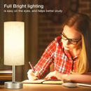 Axyaa LED Table Lamp with USB A+C Fast Charger & Touch Control