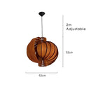 Axyaa Nordic Wooden Pendant Chandelier for Modern Minimalist Living Spaces