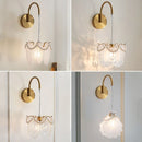 Axyaa Crystal LED Luxury Wall Lamp: Modern, Minimalist & Nordic Indoor Lighting