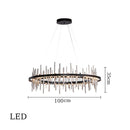 Axyaa Stainless Steel Pendant Chandelier for Home Decor & Indoor Lighting