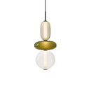 Axyaa Nordic Glass LED Pendant Light for Living Room, Bedroom, Dining Room