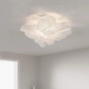 Axyaa Nordic Flower Petal Acrylic LED Ceiling Chandelier - Art Decor Indoor Lighting