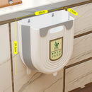 Axyaa Collapsible Hanging Kitchen Trash Can | Compact Waste Bin for Under Sink