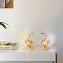 Axyaa LED Swan Table Lamp for Modern Home Decor
