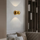 Axyaa Nordic Designer Aluminum Glass LED Wall Lamp for Modern Art Decor