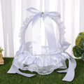 Axyaa Lace Decor Bridesmaid Flower Girl Baskets Rustic Wedding Ceremony Decor