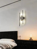 Axyaa Glass Brass LED Wall Lamp, Color-Changing Lustre, Scandinavian Design