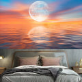 Axyaa Space Rocket Astronaut Tapestry Wall Art Decoration for Living Room