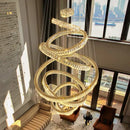Axyaa Modern LED Pendant Chandelier Light for Staircase & Living Room