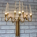 Axyaa Luxe Crystal Chandelier: Elegant Nordic Office & Living Room Pendant Lamp