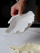 Axya Ceramic Shell Plate: Jewelry & Kitchen Tray, Home Decor & Storage Tray