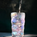 Axya Glass Coffee Cups Gradient Texture, Perfect for Tea, Juice, and Gifts.
