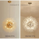 Axyaa Sparkle Ball LED Chandelier - Unique Crystal Lighting for Home & Restaurant