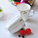 Axyaa Pumpkin Design Bone  Coffee Cup, 400ML Thermal Porcelain Mug