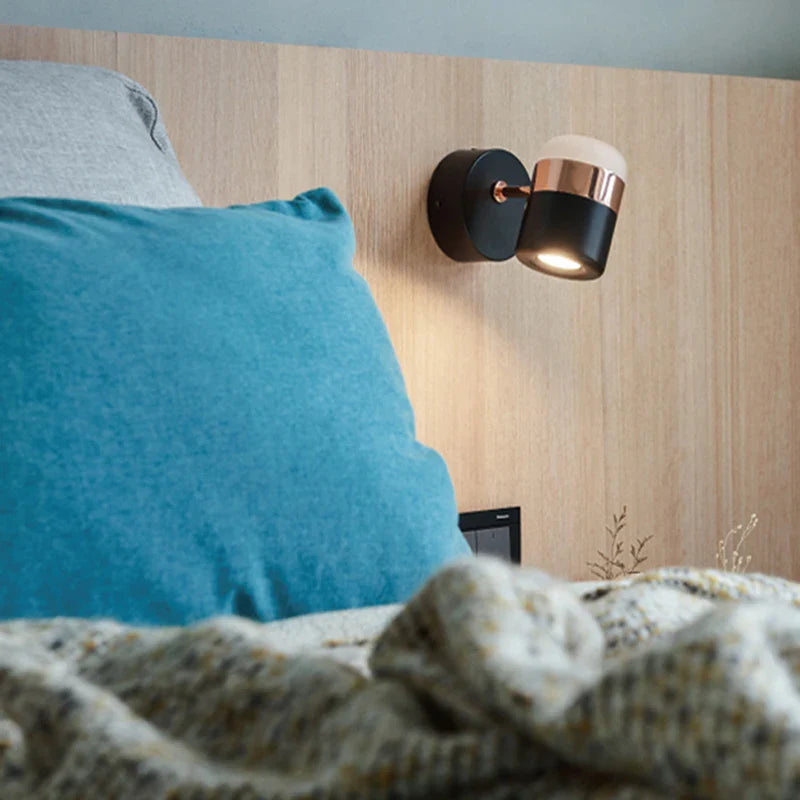 Axyaa Nordic Minimalist Wall Lamp for Bedroom & Living Room LED Lighting