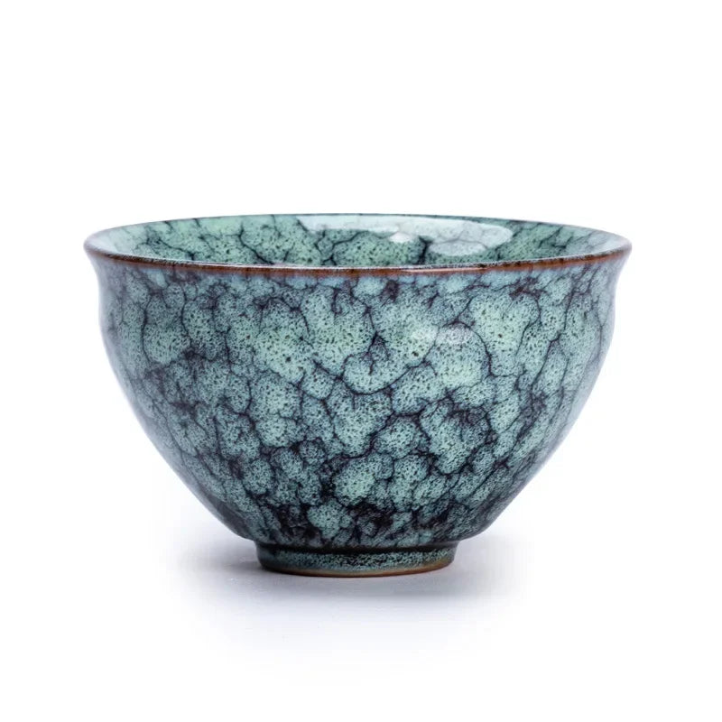 Axya Five-Element Ceramic Tea Set with Kiln Change Tea Cup