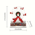 Axyaa Rotating Ferris Wheel Music Box with Lights and USB/Battery Power