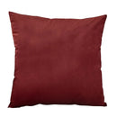 Super Cozy Burgundy Velvet Throw Pillow Cover for Luxe Home Decor by Axyaa