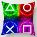 Axyaa Gamer Grip Square Pillowcase | Anime Style | TV Game Fan | 45x45 Cushion Cover