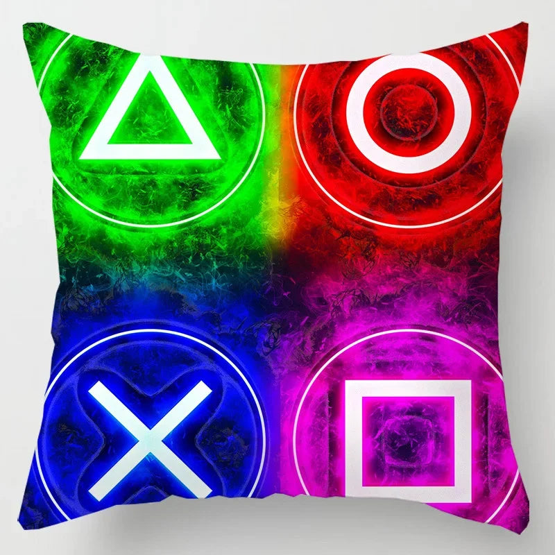 Axyaa Gamer Grip Square Pillowcase with New Anime Design