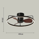 Axyaa Foldable Ceiling Fan with LED Light & Remote Control | Modern Bedroom Living Room Lighting