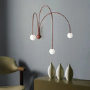 Axyaa Glass Ball LED Wall Lamp for Modern Living Room and Bedroom
