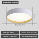 Axyaa Nordic LED Ceiling Lamp for Modern Living Room, Bedroom, Study, and Corridor