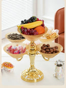 Axyaa Multi-Layer Fruit & Snack Tray for High-End Living Room Coffee Table
