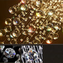 Axyaa K9 Crystal Chandelier with LED Lights for Modern Living Room