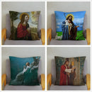 Axyaa Jesus Christ Soft Plush Cushion Cover 45*45 Throw Pillow Case Home Decor