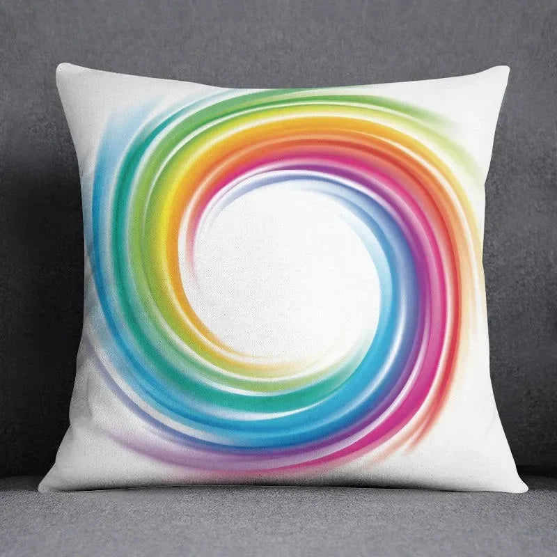 Axyaa Abstract Pillowcase: Sofa Cushion Cover for Living Room & Bedroom