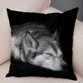 Axyaa Siberian Husky Pet Sofa Cushion Cover - Cute Dog Print Pillowcase Decor