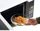 Axyaa 7" Tempered Glass Microwave Plate Set