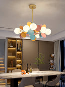 Axyaa Glass Ball Chandelier Pendant Light for Home Decor