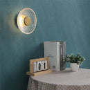 Axyaa Nordic Glass LED Wall Lamp Minimalist Reflective Lighting for Home Decor