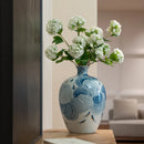 Axyaa Luxury Ceramic Vases for Home and Hotel Decor - Premium Retro Floral Arrangements