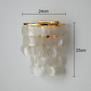 Axyaa Nordic Shell Wall Lamp for Modern Interiors